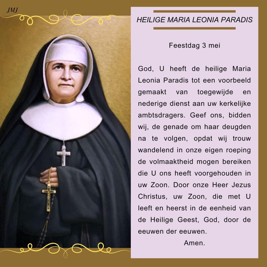 Heilige Maria Leonia Paradis