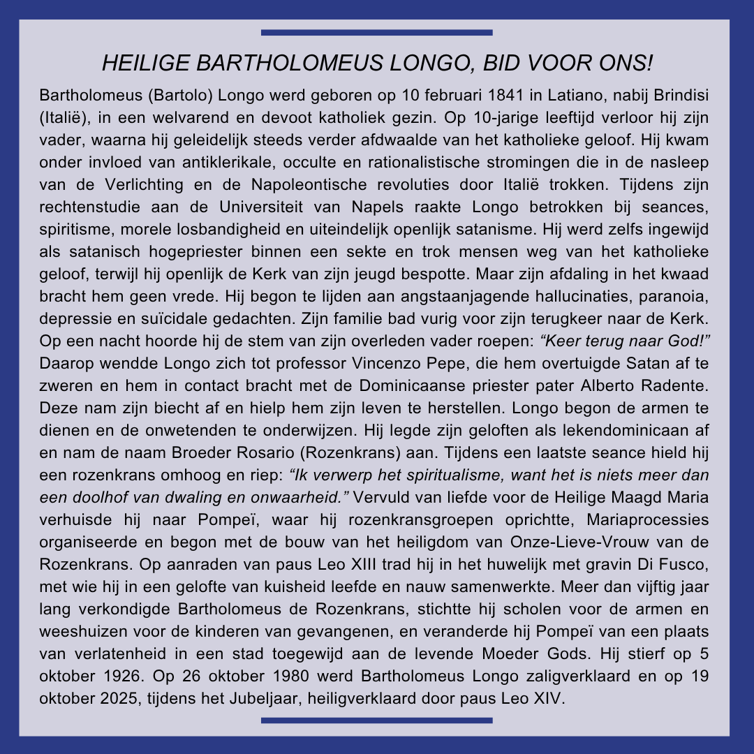 Heilige Batholomeus Longo