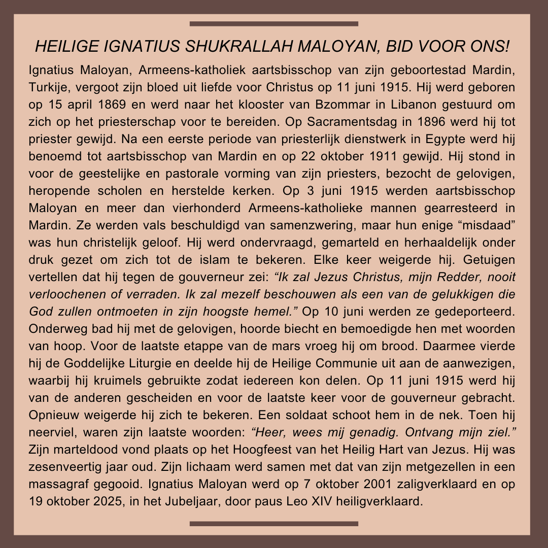 Heilige Ignatius Maloyan