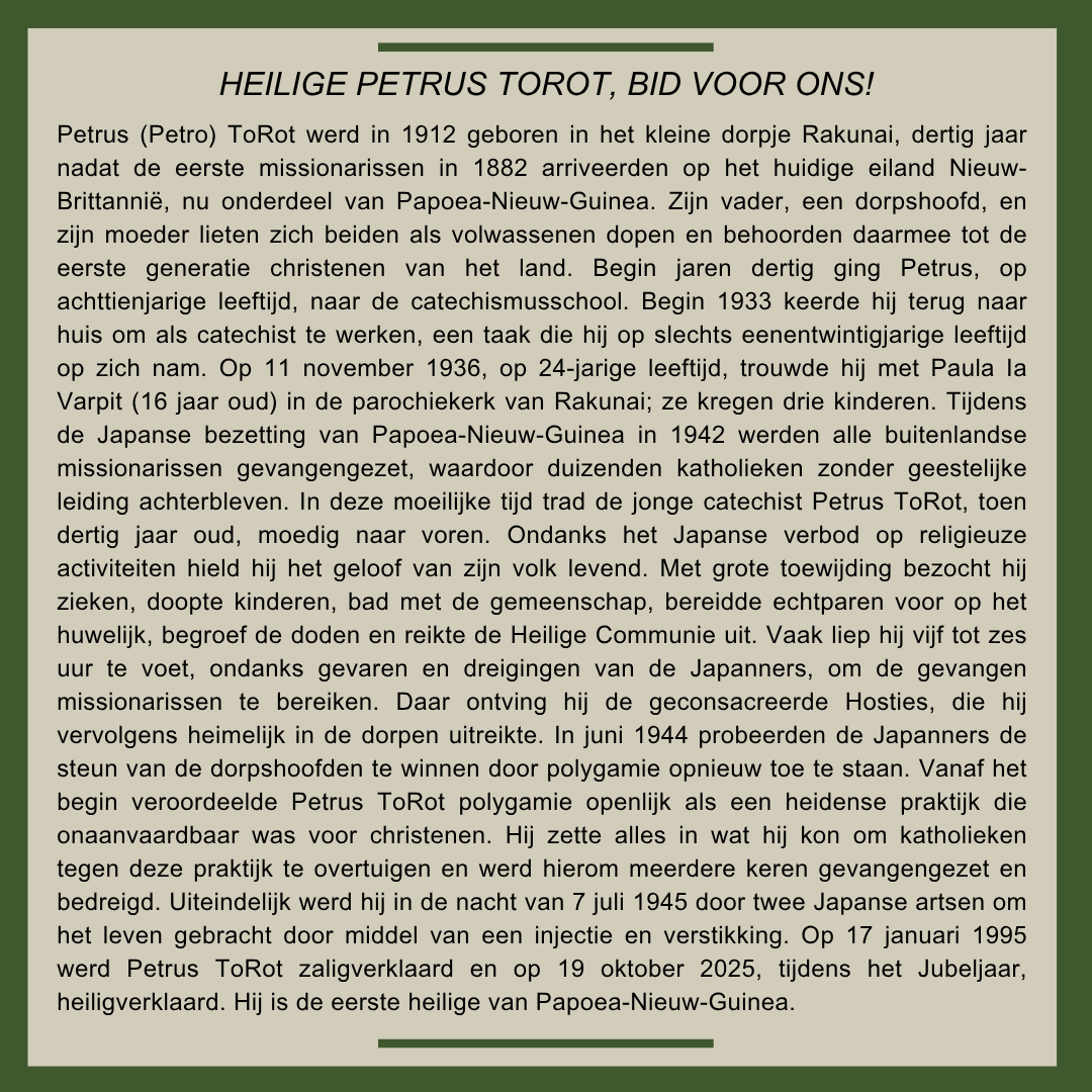 Heilige Petrus ToRot