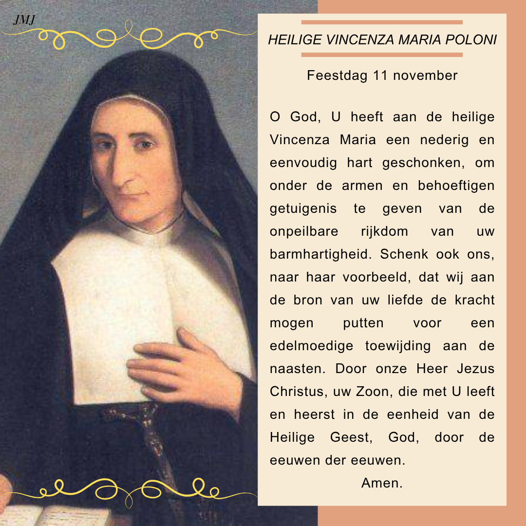 Heilige Vincenza Maria Poloni
