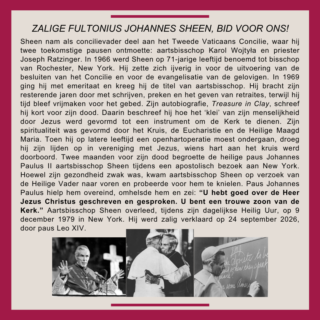 Zalige Fulton Sheen